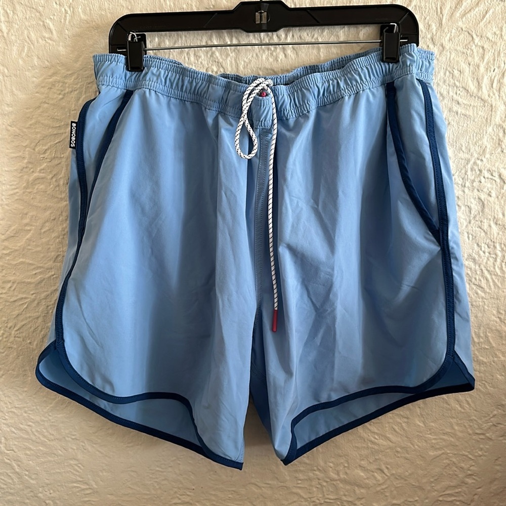 Bonobos Light Blue 7” Inseam Swim Trunks XL